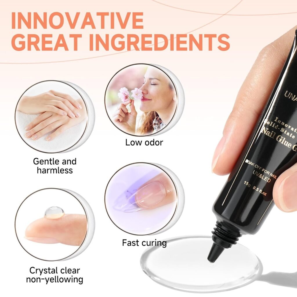 Best Una Gella Solid Nail Glue Gel